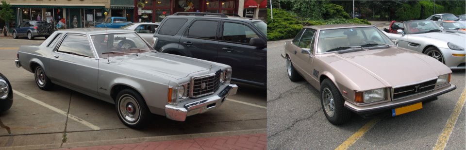Ford Granada från USA och De Tomaso Longchamps